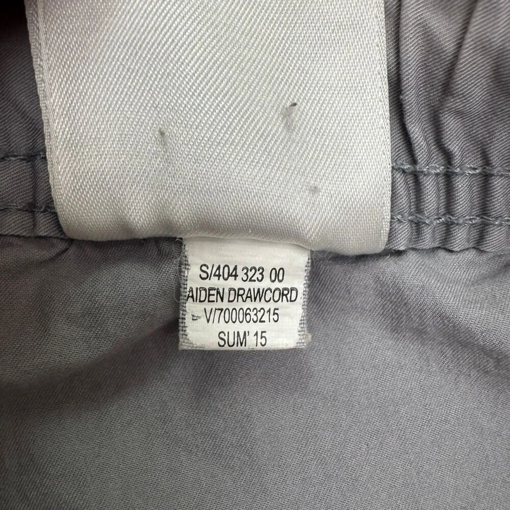 Banana Republic Aiden Fit Chino Pants Mens 36x32 Gray Tapered Leg Elastic Waist